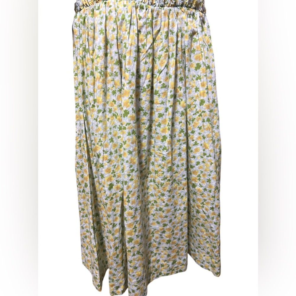 Free People Size S Lavender Daze Dress Green Combo  Sleeveless Smocked N… - Picture 10 of 13
